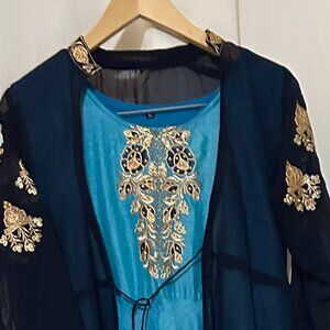 Ethnic Blue Indian Dress